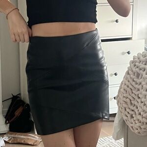 ZARA Leather Skirt